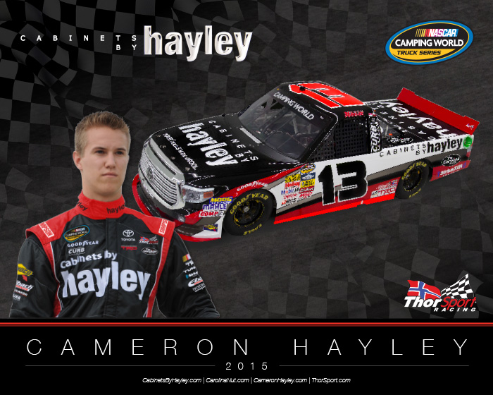 NASCAR Hero Card Design | Cabinets By Hayley - Front