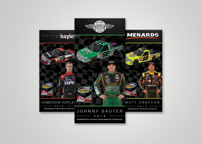 NASCAR Lanyard Card Design