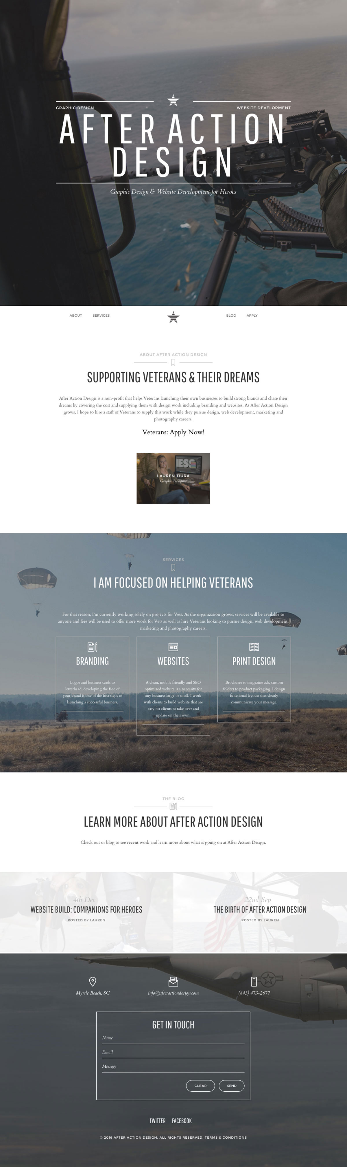 After Action Design Website Design After Action Design | Website Design
