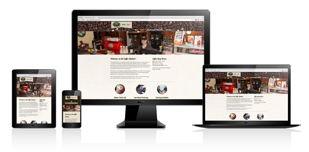 Milan Coffee Station | Website Design