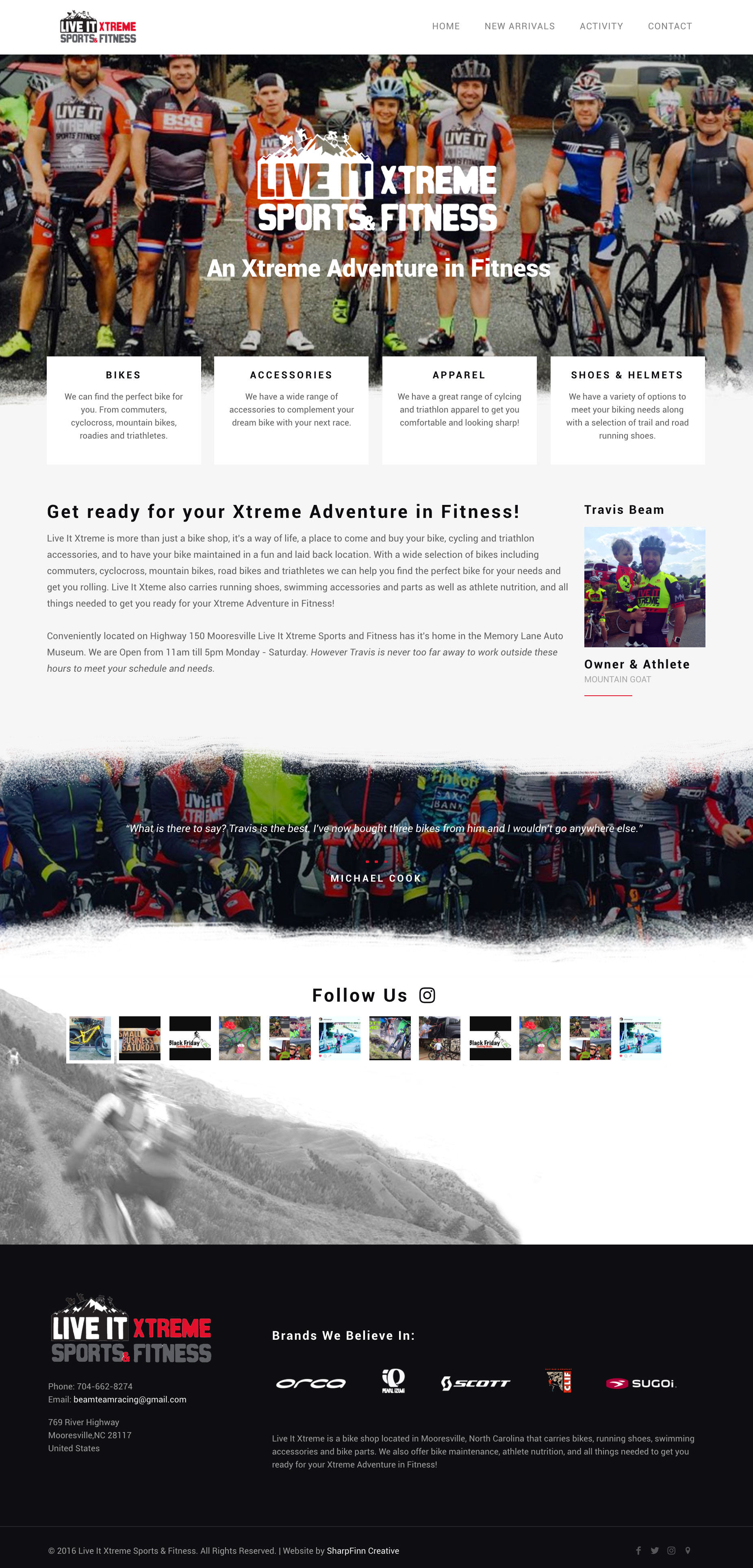 Live It Xtreme | Website Design