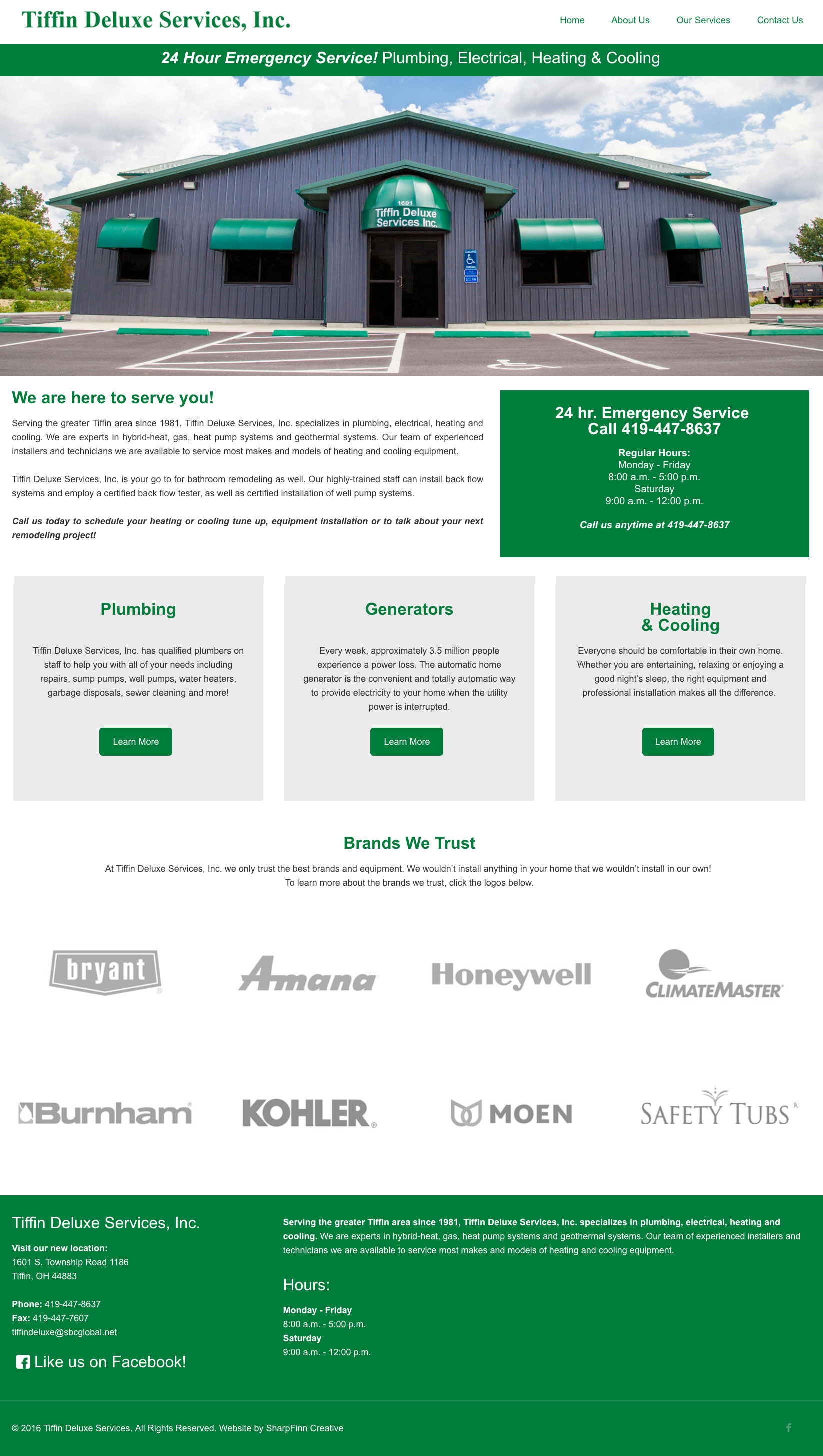 sharpfinn-portfolio-tiffindeluxeservicesinc Tiffin Deluxe Services, Inc. | Website Design