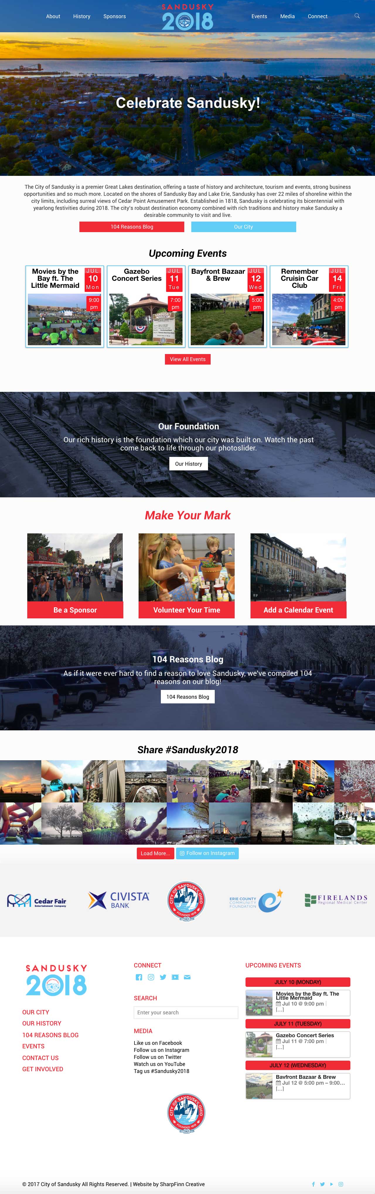 Sandusky2018-website ThorSport Racing | Website Design